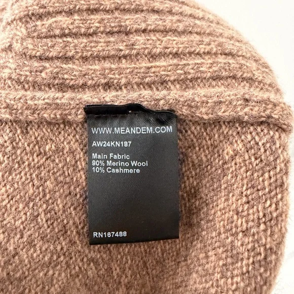 ME+EM merino cashmere a-line skirt